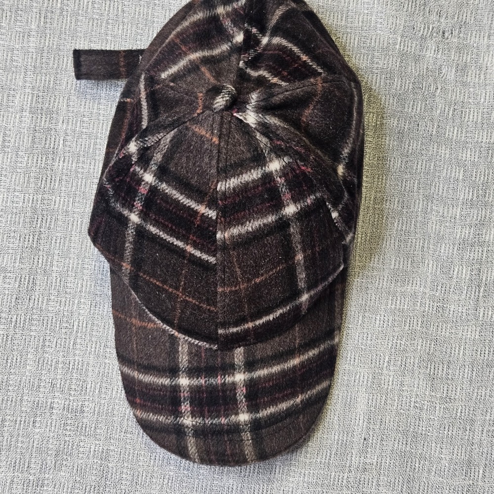 Maurices Brown Plaid Hat One Size Women's
